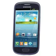 SAMSUNG GALAXY S III MINI GRAFITE C/ AZUL TELA 4", CÂMERA 5MP + VGA FRONTAL, ANDROID 4.1, 3G, PROCESSADOR DUAL-CORE, WI-FI E GPS - comprar online