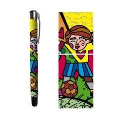 Caneta Roller Ball Romero Britto - Abraço