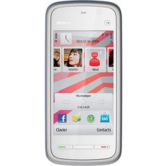 NOKIA 5230, BRANCO E VERMELHO, CLARO, 3G, 2MP, TOUCHSCREEN, MP3, BLUETOOTH - Infotecline