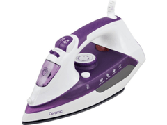 Ferro a Vapor Ceramic Express Mondial F-40 - Branco/Roxo