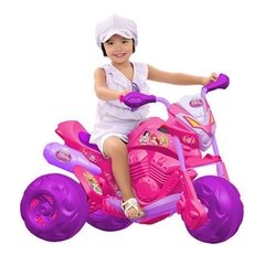 Moto Elétrica Infantil Princesas Disney Rosa 2438 Bandeirante