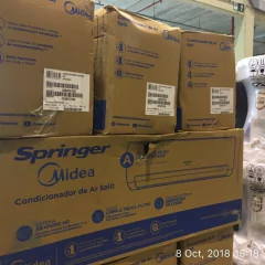 Imagem do Lote Ar Condicionado Split Hi Wall On Off Springer Midea 12000 Btus Frio 220v 1F 42MACA12S5 - 300 unidades