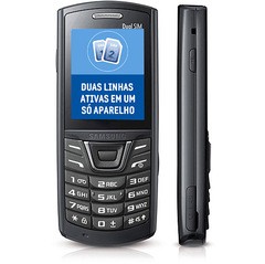 SAMSUNG E2152 DUOS LITE, DESBLOQUEADO, PRETO, DUAL CHIP - loja online