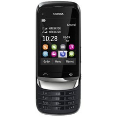 NOKIA C2-06 GRAFITE DUAL CHIP SLIDER TOUCH CAM 2MP - loja online