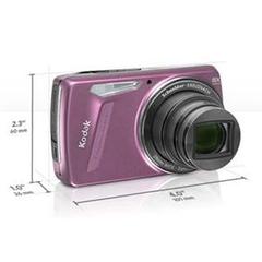 CÂMERA DIGITAL KODAK EASYSHARE M580 ROSA C/ 14 MP, LCD 3,0", ZOOM ÓPTICO 8X E DETECTOR DE FACES - loja online