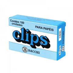 Clips Galvanizados Nº 1 Bacchi Com 100 Grampos