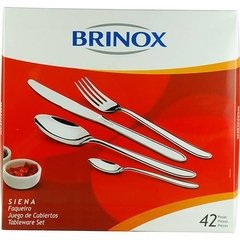 Faqueiro Brinox em Inox Siena 5109/120 - 42 Peças