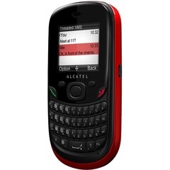 Celular Alcatel OT-355 Cherry Vermelho - GSM c/ Leitor de Dois Chips, Teclado QWERTY, Câmera Integrada, Rádio FM e Fone - Alcatel - Infotecline