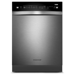 Lava-Louças Brastemp Inox com 14 Serviços, 06 Programas de Lavagem e Função Smart Sensor - BLF14AR - BRBLF14AR1