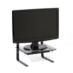 Suporte Para Monitor LCD Reliza 1135 Preto Com Vidro Fumê