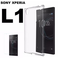 Película Vidro Blindada Celular Sony Xperia L1 + Capa Tpu