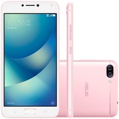 Celular Asus Zenfone 4 Max ZC554KL 4GB/64GB Rosa, processador de 1.4Ghz Octa-Core, Android 7.0 Nougat, Quad-Band 850/900/1800/1900