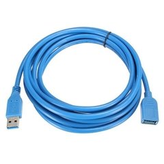 CABO EXTENÇÃO USB 3.0 AM + AF 3M AZUL