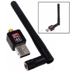 Adaptador Antena Wifi Usb 300 Mbps Wireless N Pc Notebook