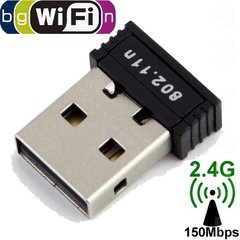 Mini Adaptador Receptor Wireless Usb Mini Nano 150mbps - comprar online