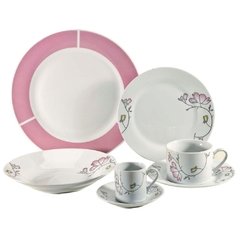 APARELHO DE JANTAR TOYLAND REDONDO 80010071 EM PORCELANA - 42 PEÇAS