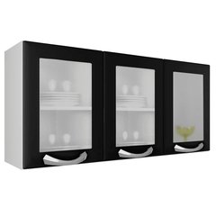 Armário 3 Portas Com Vidro Premium Itatiaia Ipv3-120