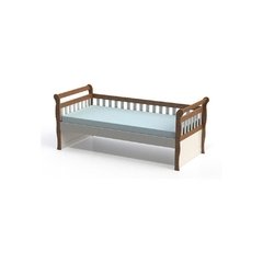 Cama Infantil Carolina Baba Julia 10200 MDF Branco e Amadeirado 186309 na internet