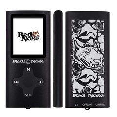 MP4 Player Red Nose Predador 4GB 1,8" c/ Rádio FM e Gravador de Voz - Prata