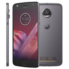 Smartphone Motorola Moto Z2 XT-1710 Play Dual Chip Android 7.1.1 Nougat Tela 5,5" Octa-Core 2.2 GHz 64GB Câmera 12MP - Platinum