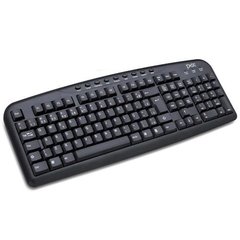 Teclado Com Fio Pisc 1817 Preto Multimidia USB