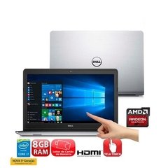 Notebook Dell Inspiron I15-5548-C20 Prata Processador Intel®Core(TM)I7-5500U 8Gb HD 1Tb 15.6" Touch W10