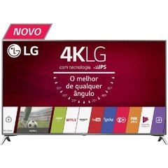 Smart TV LED 49" LG 49UJ6525 4K Ultra HD HDR com Wi-Fi 2 USB 4 HDMI DTV IPS e 120Hz