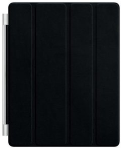 Reembalado - Capa Protetora Apple Smart Cover de Couro Preto Md301bz/a P/ iPad 2