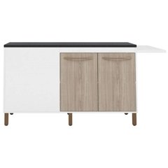 Balcão Ilha Gourmet 4 Portas Mb05 Branco/teka - Albatroz