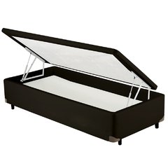 Base Box com Baú Solteiro 46X88X188 preto