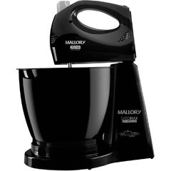 Batedeira 4velocidades, 2tigelas, 200w, Preta 110v-mallory