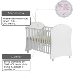 Berço C/ Suporte De Mosquiteiro E Regulagem De Altura - 2 unidades - comprar online