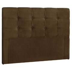 Cabeceira para Cama Casal Simbal Painel Clean em Tecido Suede