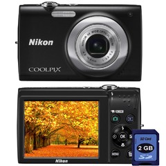 CÂMERA DIGITAL NIKON COOLPIX S2500 12 MP 4 x PRETA - comprar online