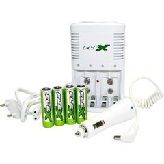 Carregador de Pilhas FXC05 com 4 AA 2900mAh FLEX - comprar online