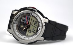 Relogio Casio Aqf 102w-1/7 Borracha Preto Crono Termômetro - comprar online