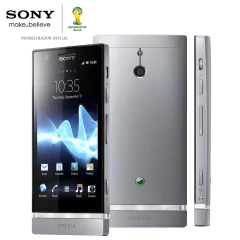 Celular Desbloqueado Sony Xperia P Prata com Tela de 4", Câmera 8MP, Processador Dual Core, Android 2.3, 3G, Wi-Fi, aGPS, Touch e Bluetooth - comprar online