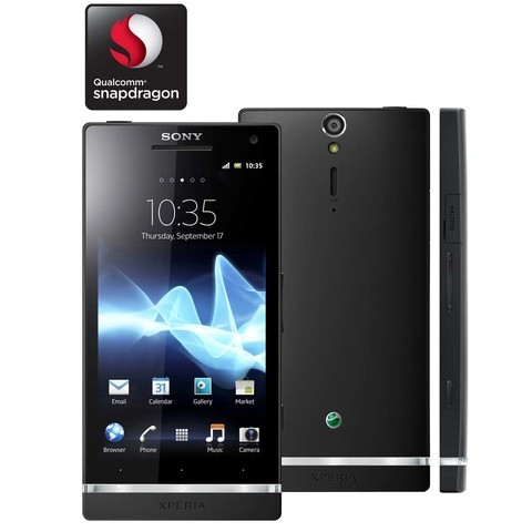 Smartphone Xperia S LT26I Tela HD de 4.3 Polegadas, Câmera de 12.1 Megapixels, Processador Qualcomm Snapdragon Dual-core 1.5GHz