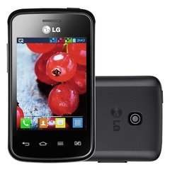 CELULAR LG E475 OPTIMUS L1 II TRI OPEN PRETO, 1Ghz Single-Core ARM Cortex-A5, Quad-Band 850/900/1800/1900