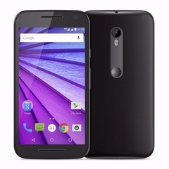 SMARTPHONE MOTOROLA MOTO G 3ª GERAÇÃO COLORS XT1550 BLACK DUAL CHIP ANDROID LOLLIPOP 4G 16GB DE MEMÓRIA