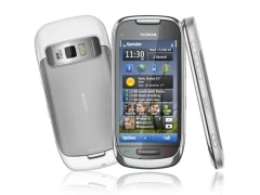 NOKIA C7-00 PRATA SYMBIAN Wi-Fi/3G/Câm 8MP/GPS/MP3/RADIO FM/BLUETOOTH - Infotecline