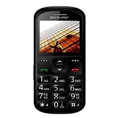 Celular Para Idoso Multilaser Vita 2 P9048 Dual Chip, Botão SOS, Teclados Grandes, Lanterna, Câmera Digital, Radio, MP3 e Vídeo na internet