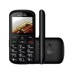 Celular Para Idoso Multilaser Vita 2 P9048 Dual Chip, Botão SOS, Teclados Grandes, Lanterna, Câmera Digital, Radio, MP3 e Vídeo