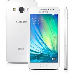 Smartphone Samsung Galaxy A3 4G Duos A300M/DS Branco com Dual Chip, Tela 4.5", Android 4.4, Câmera 8MP e Processador Quad Core 1.2GHz