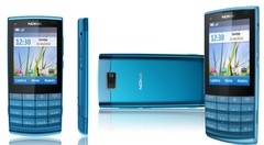 CELULAR NOKIA X3-02 AZUL CÂM 5MP,WI-FI,3G,FM,MP3,CARTÃO 2GB - Infotecline