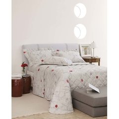 Colcha Matelassê Queen com Porta-travesseiro Scavone Juliet 200 Fios