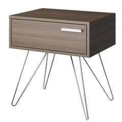 Criado Mudo 1 Gaveta Isadora Design Carraro Ébano