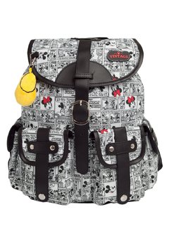 Mochila de Costas G Dermiwil Com 4 Bolsos - Disney Vintage