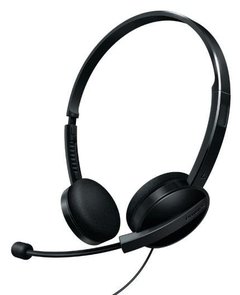 Fone de Ouvido Headset Philips Shm3550/10 Com Microfone Preto