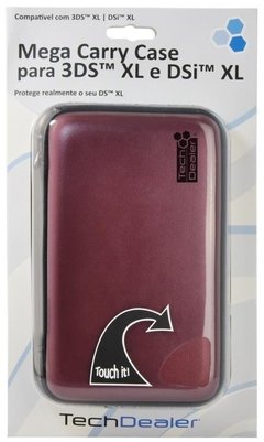 Case Tech Dealer Vinho Para 3ds Xl